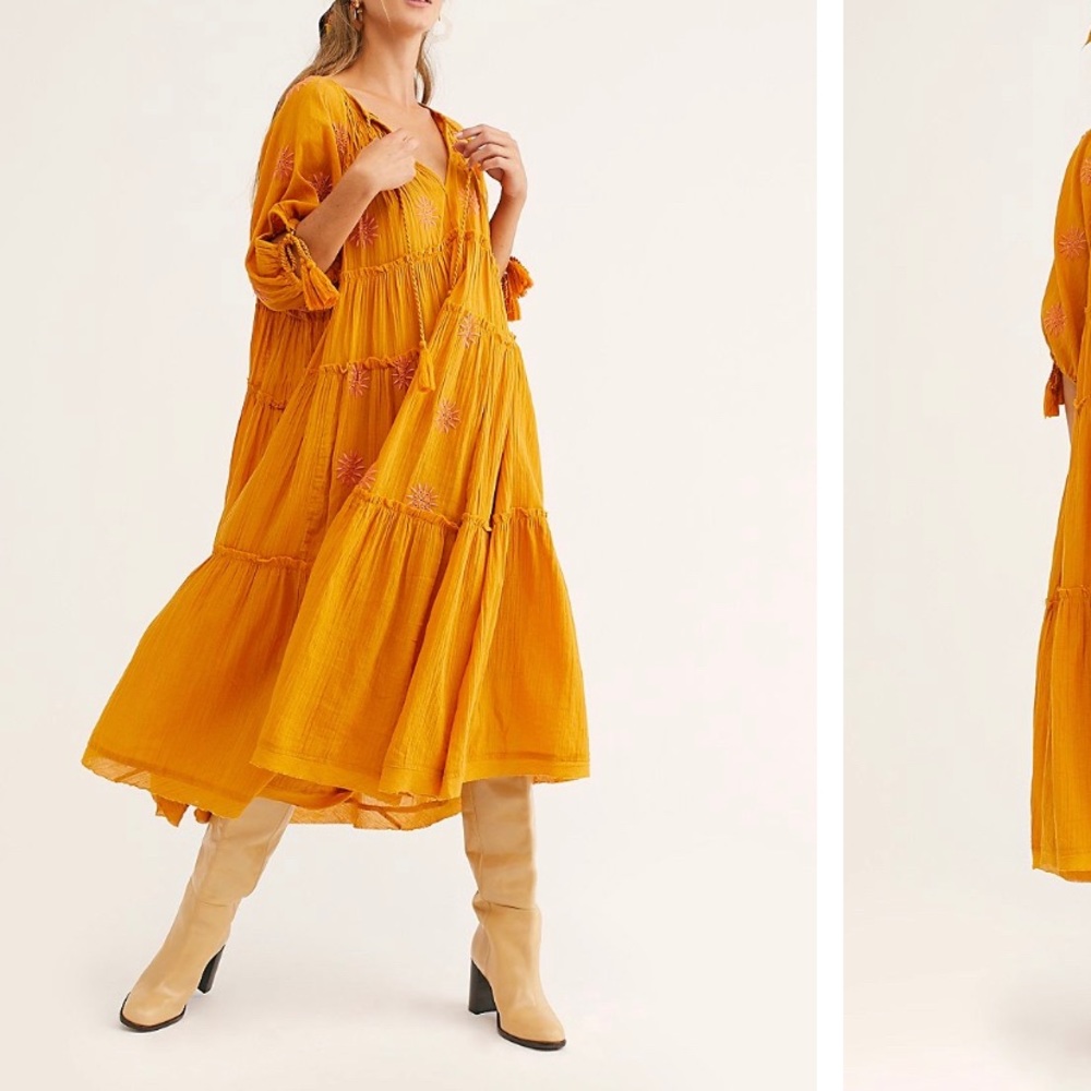 ISO! Free People Celestial Skies Midi Dress
